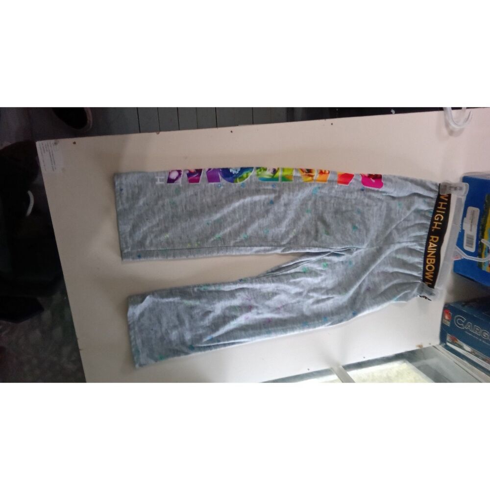 Rainbow High Girls Pajama Pants Gray Character Print Size 7/8